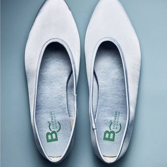 BC Footwear by Seychelles Georgette Light Blue Women's Satin Flats Size 7 NEW - Picture 3 of 3